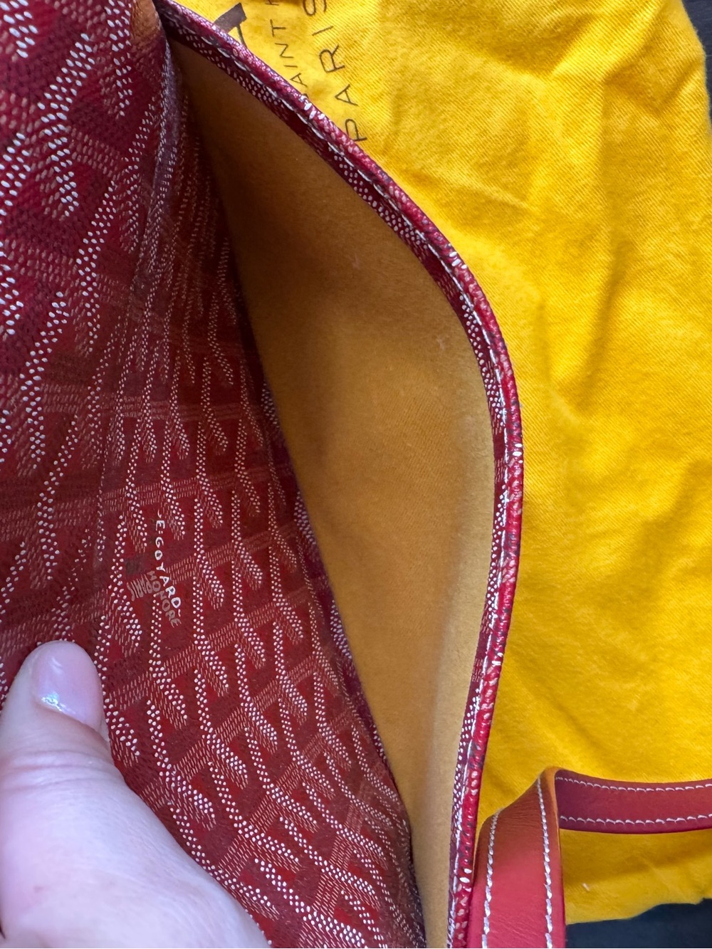 Goyard Red Belvedere PM Messenger Bag - Picture 9 of 13